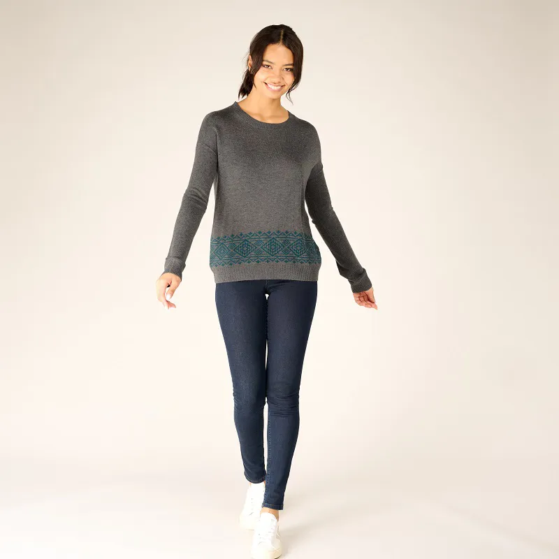 Sherpa Womens Jemu Crew Kharani Grey-1